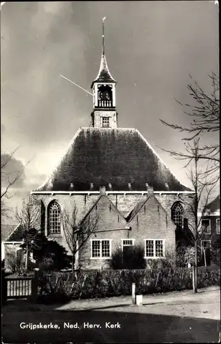 Ak Grijpskerke Zeeland, Ned. Herv. Kerk