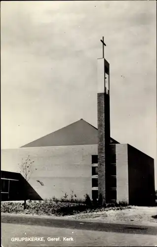 Ak Grijpskerke Zeeland, Geref. Kerk