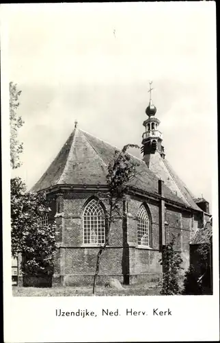 Ak IJzendijke Zeeland, Ned. Herv. Kerk