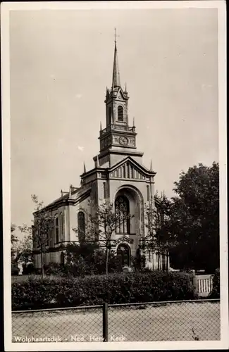 Ak Wolphaartsdijk Zeeland, Ned. Herv. Kerk