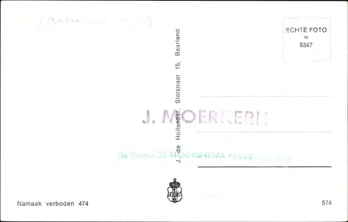 Ak Baarland Zeeland, Ned. Herv. Kerk