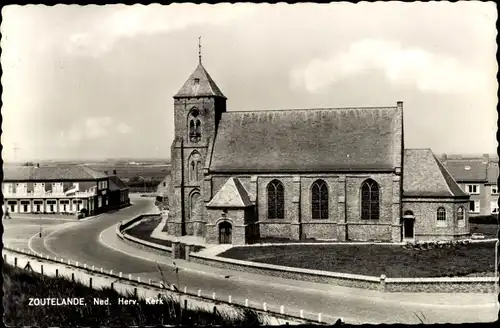 Ak Zoutelande Veere Zeeland Niederlande, Ned. Herv. Kerk