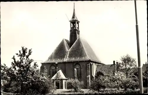 Ak Grijpskerke Zeeland, Ned. Herv. Kerk