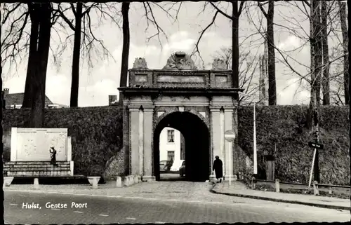 Ak Hulst Zeeland Niederlande, Gentse Poort