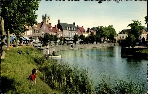 Ak Sluis Zeeland Niederlande, Kade