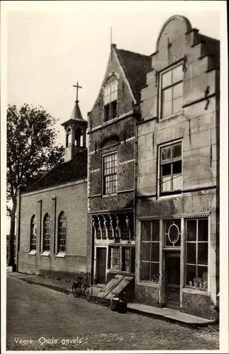 Ak Veere Zeeland Niederlande, Oude gevels