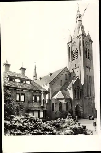 Ak Terneuzen Zeeland Niederlande, R. K. Kerk en Pastorie