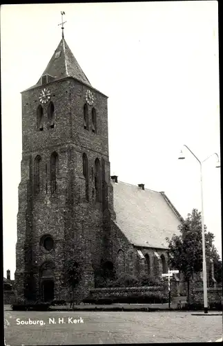 Ak Oost Souburg Zeeland Niederlande, N. H. Kerk