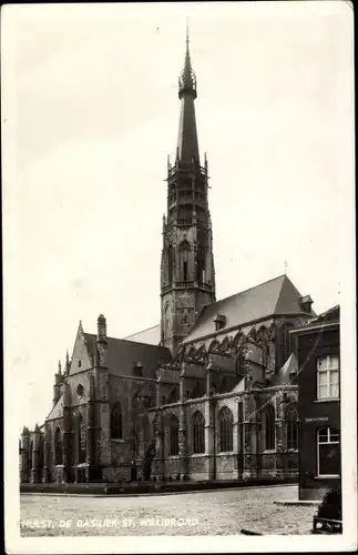 Ak Hulst Zeeland Niederlande, De Basiliek St. Willibrord