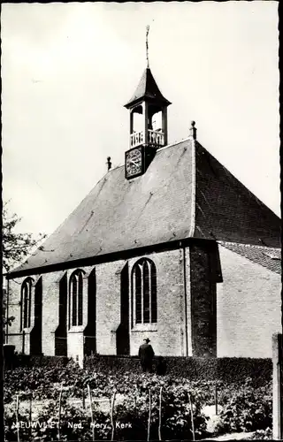 Ak Nieuwvliet Zeeland Niederlande, Ned. Herv. Kerk