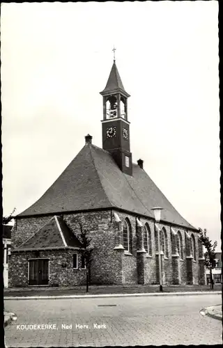 Ak Koudekerke Zeeland, Ned. Herv. Kerk