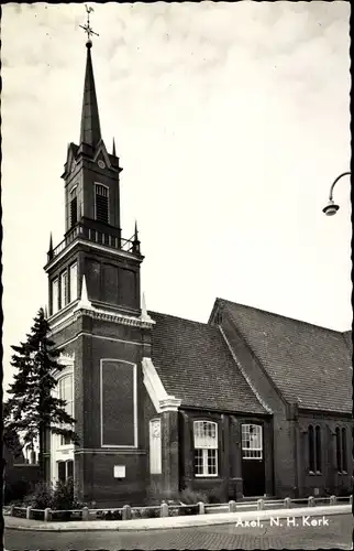 Ak Axel Zeeland Niederlande, N. H. Kerk