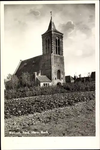 Ak Ritthem Walcheren Zeeland, Ned. Herv. Kerk