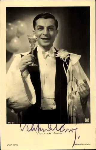 Ak Schauspieler Victor de Kowa, Portrait