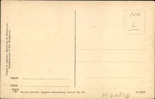 Ak Zaandam Zaanstad Nordholland, De Grauwe Beer Houtzaagmolen