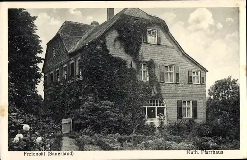 Ak Freienohl Meschede im Sauerland, Katholisches Pfarrhaus