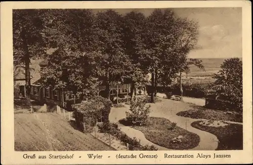 Ak Wyler Kranenburg am Niederrhein, Startjeshof, Restauration Aloys Janssen