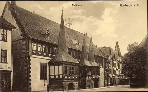 Ak Einbeck in Niedersachsen, Rathaus