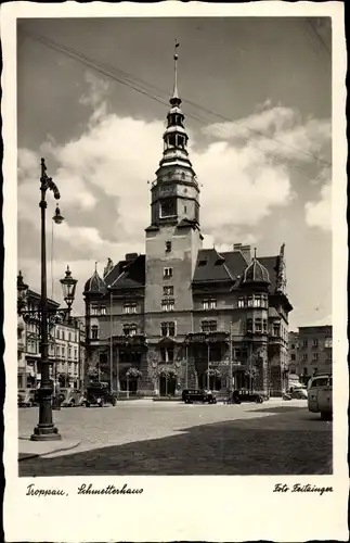 Ak Opava Troppau Reg. Mährisch Schlesien, Blick auf das Schmetterhaus