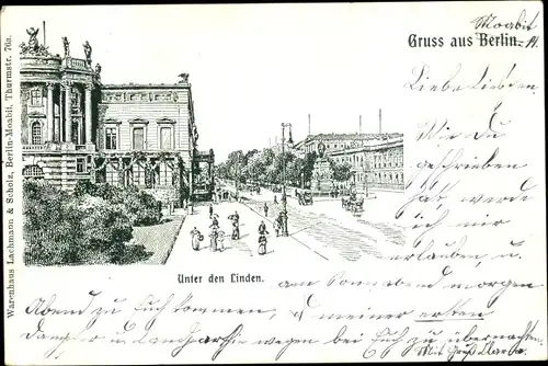 Litho Berlin Mitte, Unter den Linden