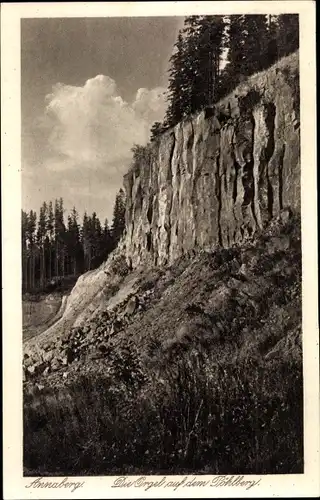 Ak Annaberg Buchholz Erzgebirge, Pöhlberg, Orgel