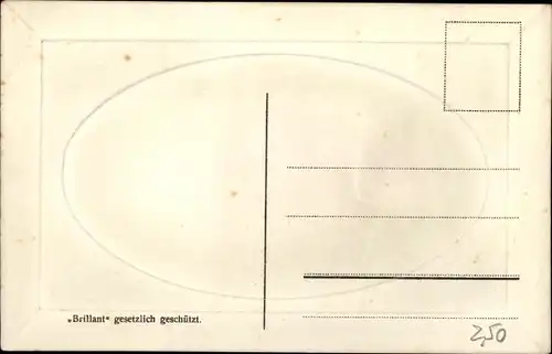 Präge Passepartout Ak Leipzig in Sachsen, Idyll im Scheibenholz