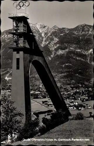 Ak Garmisch Partenkirchen in Oberbayern, Große Olympiaschanze