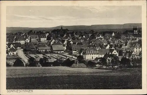 Ak Donaueschingen im Schwarzwald, Gesamtansicht der Stadt