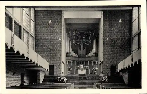 Ak Aldenhoven in Nordrhein Westfalen, Wallfahrtskirche, Innenraum, Altar