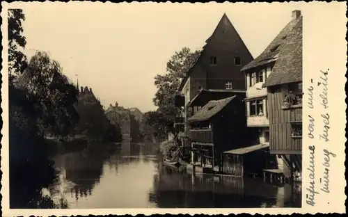 Foto Ak Nürnberg in Mittelfranken, Insel Schütt