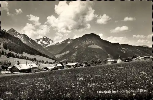 Ak Oberjoch Bad Hindelang im Oberallgäu, Rotspitze, Entschenkopf und Imberger Horn