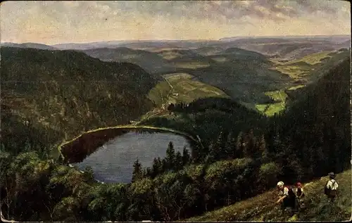 Künstler Ak Hoffmann, H., Feldberg im Schwarzwald, Seebuck, Feldsee