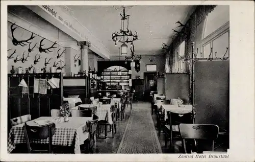 Ak Bad Harzburg am Harz, Zentral-Hotel, Bräustübl