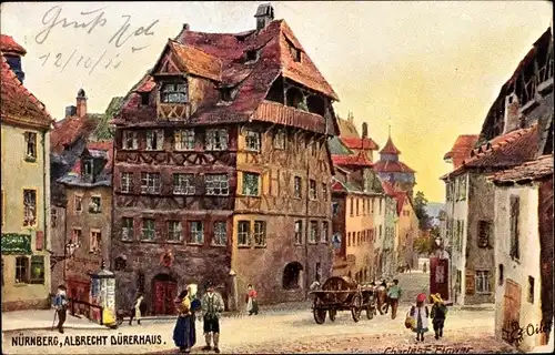 Künstler Ak Flower, Charles, Nürnberg in Mittelfranken Bayern, Albrecht Dürerhaus