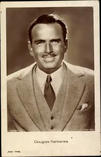 Ak Schauspieler Douglas Fairbanks, Portrait