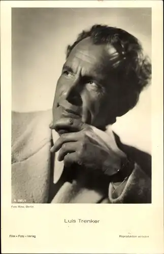 Ak Schauspieler und Bergsteiger Luis Trenker, Portrait