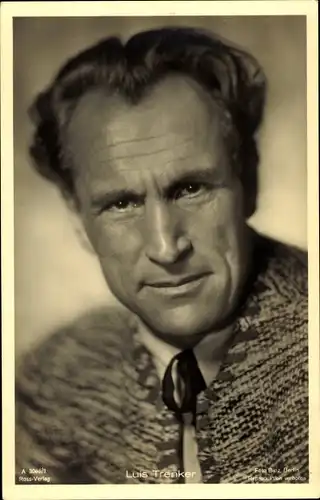 Ak Schauspieler und Bergsteiger Luis Trenker, Portrait