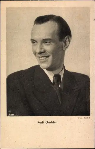 Ak Schauspieler Rudi Godden, Portrait