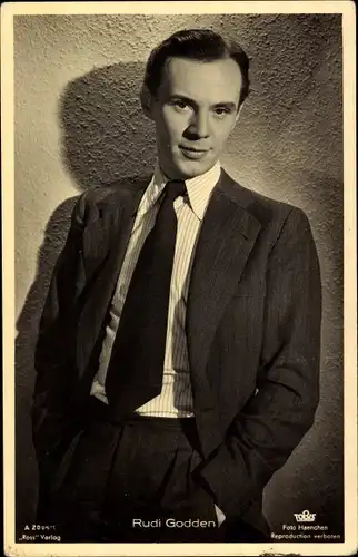 Ak Schauspieler Rudi Godden, Portrait, Ross A 2004/1