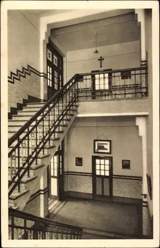 Ak Uden Nordbrabant, College Van Het Heilig Kruis, Treppenhaus