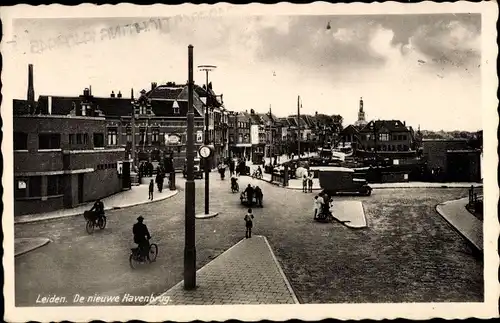 Ak Leiden Südholland Niederlande, De nieuwe Havenbrug