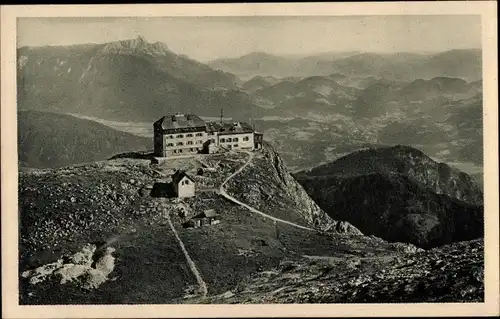 Ak Berchtesgaden in Oberbayern, Watzmann, Watzmannhaus