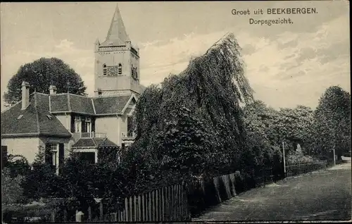 Ak Beekbergen Gelderland, Dorfpartie