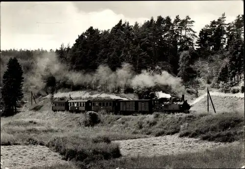 Ak Deutsche Eisenbahn, Dampflok, Dampflokomotive, Personenzug