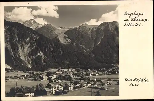 Ak Mayrhofen im Zillertal Tirol, Gesamtansicht