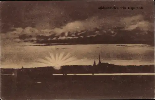 Ak Haparanda Schweden, Midnattssolen