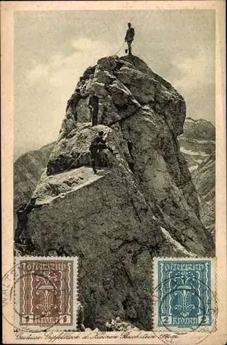 Ak Steiermark, Gesäuse, Gipfelblock d. Kleinen Buchstein