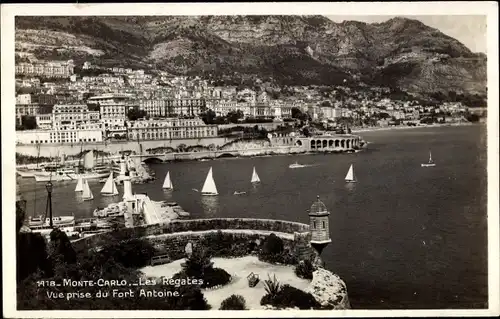 Ak Monte Carlo Monaco, Les Regates, Fort Antoine