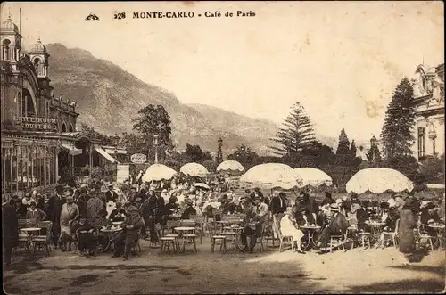 Ak Monte Carlo Monaco, Café de Paris