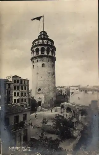Ak Konstantinopel Istanbul Türkei, Tour de Galata